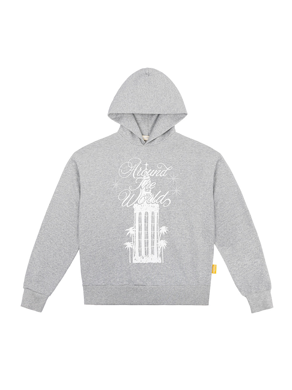 MHARF Gray House Graphic Printed Hoodie