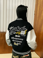 MEDM Patchwork Embroidered Baseball Jacket