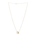 18K Rose Gold Green Sapphire Finesse Pendant Necklace