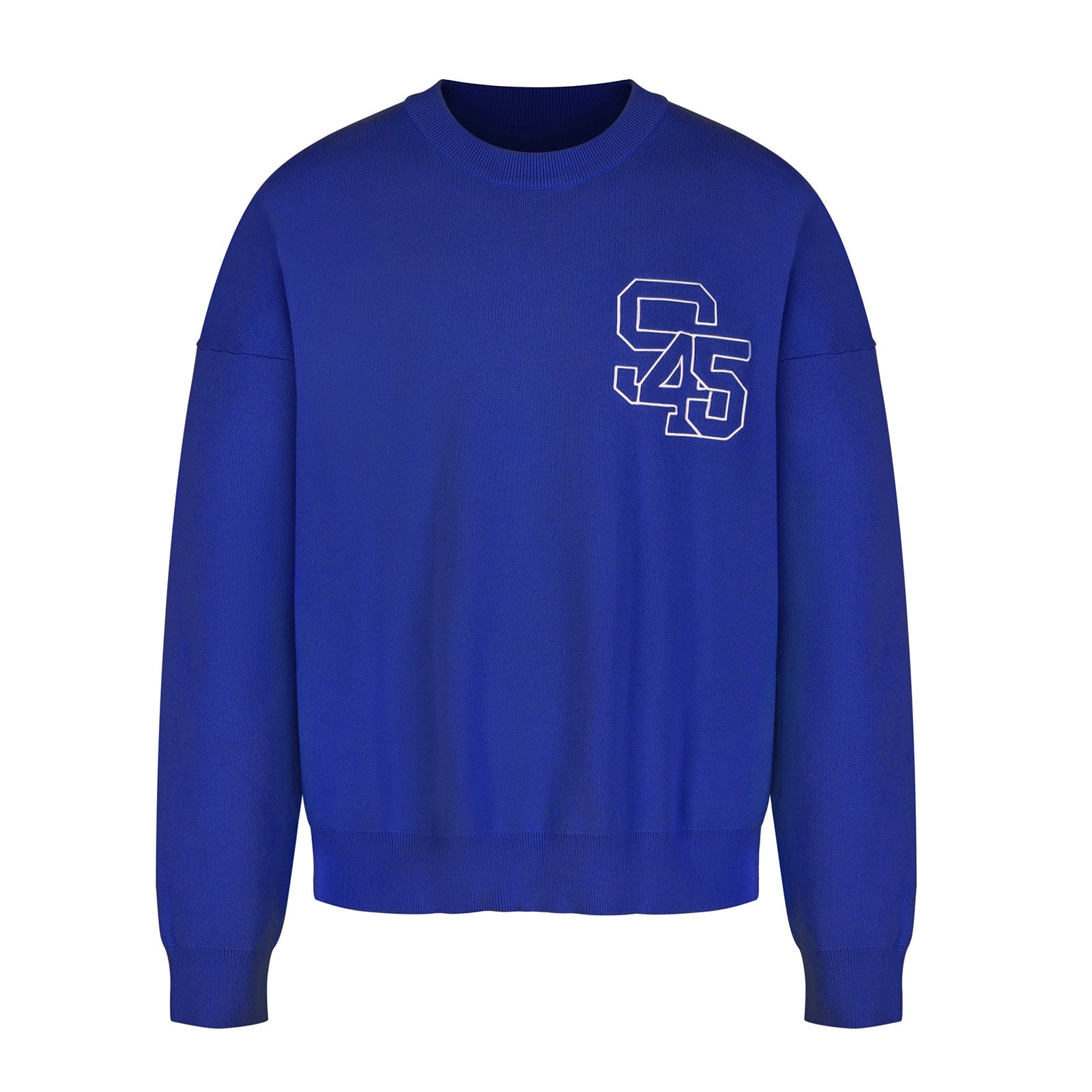 S45 Embroidered Logo Multicolor Knit Sweater