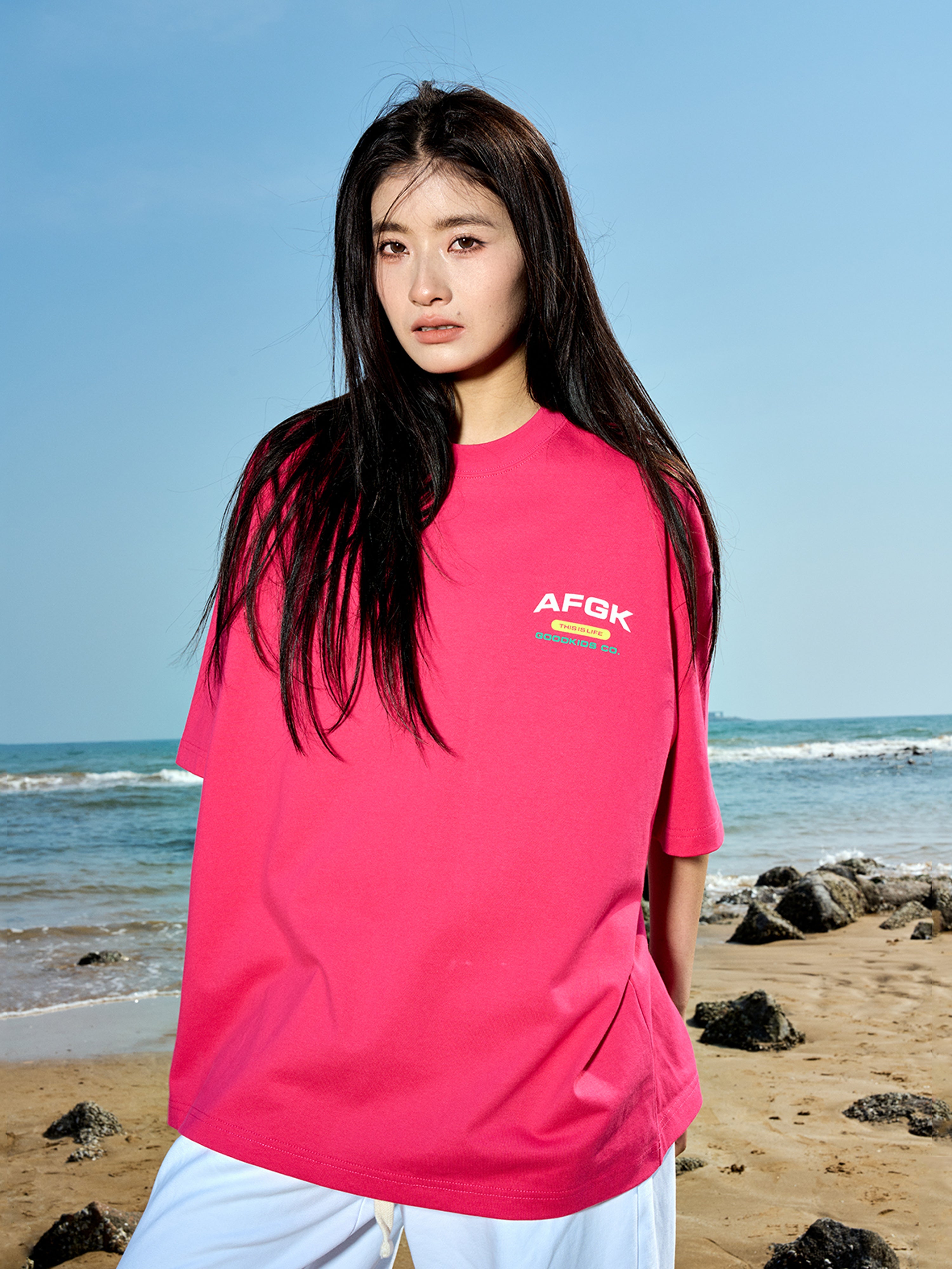AFGK Letters Logo Printing Tee