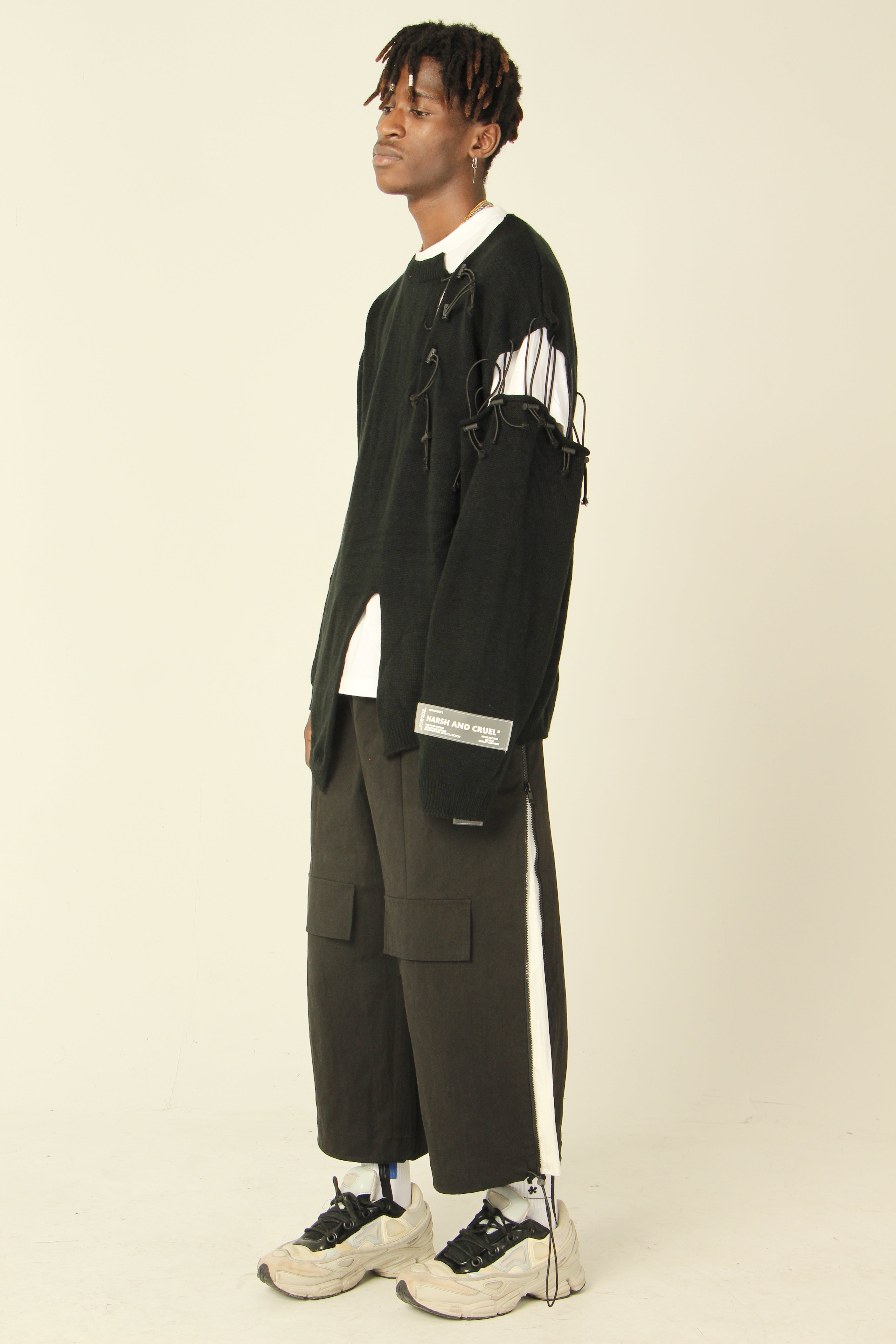 Harsh and Cruel Destruction Knit Sweater