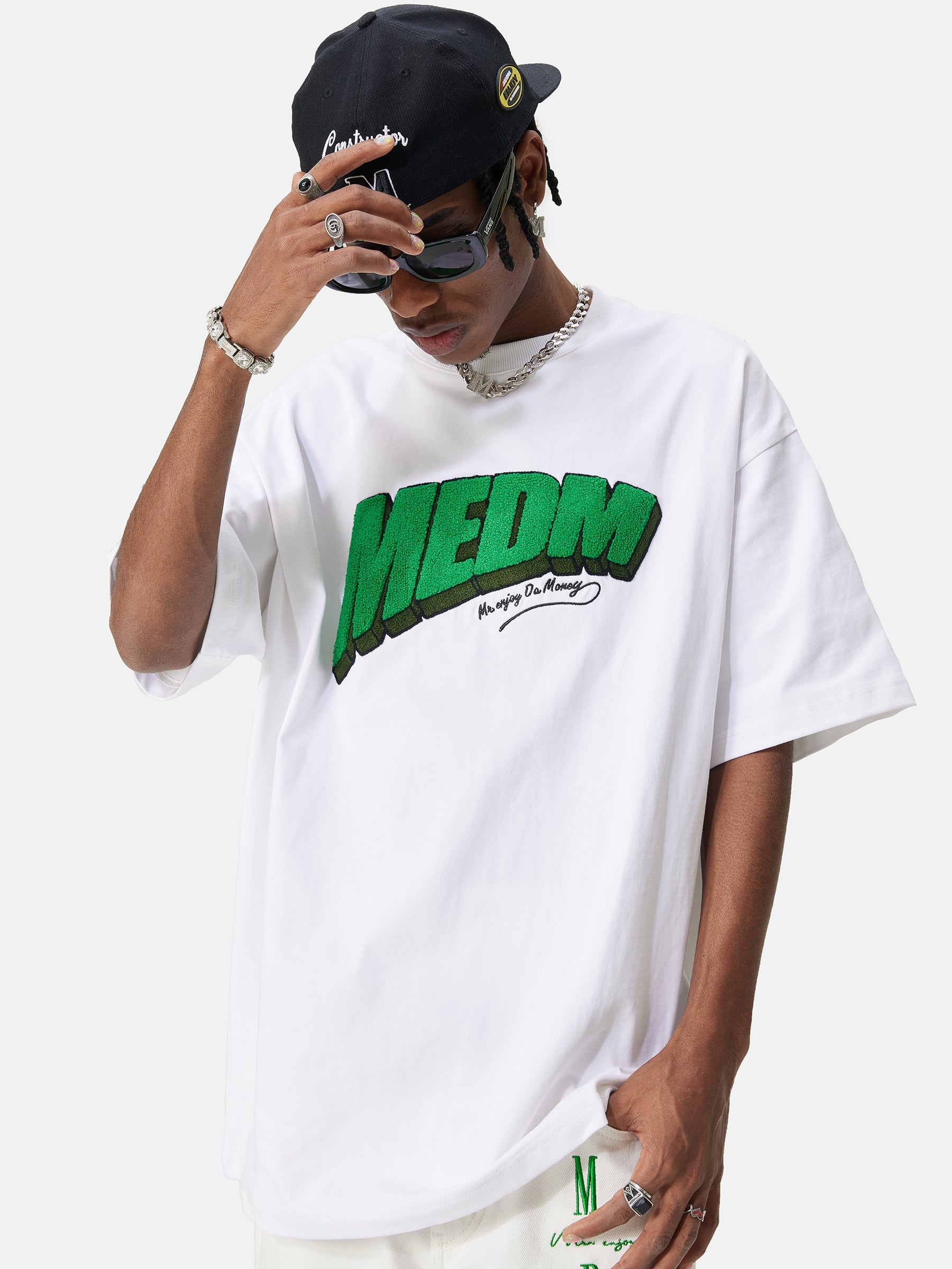 MEDM Oblique Row Logo Tee