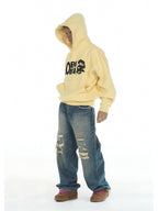 EVILKNIGHT(EK) NOBIBI Slogan Printing Hoodie