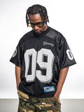 F3F Select 09 Numbering Printed Logo Mesh Hockey Jersey Tee