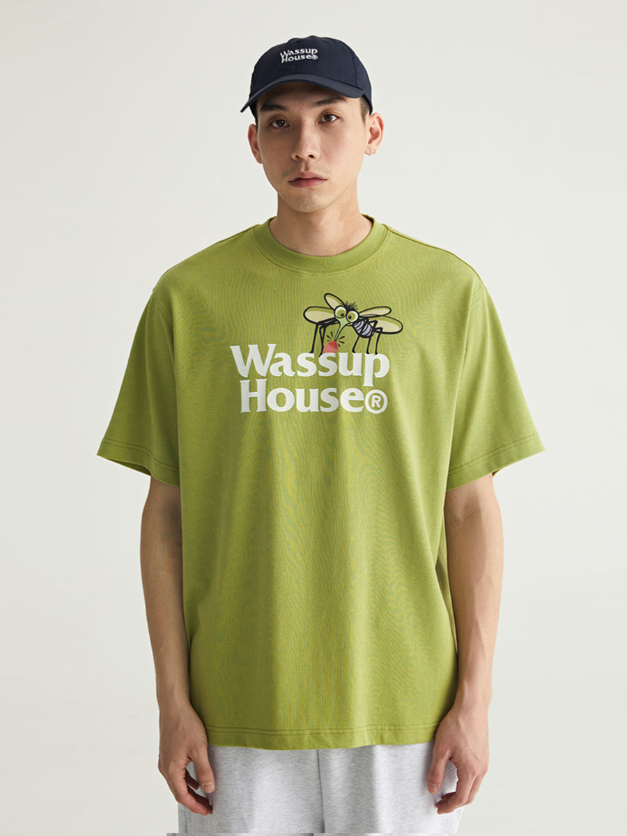 Wassup House Waves Print Tee