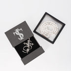 Small Town Kid Cross Pendant Pearl Necklace
