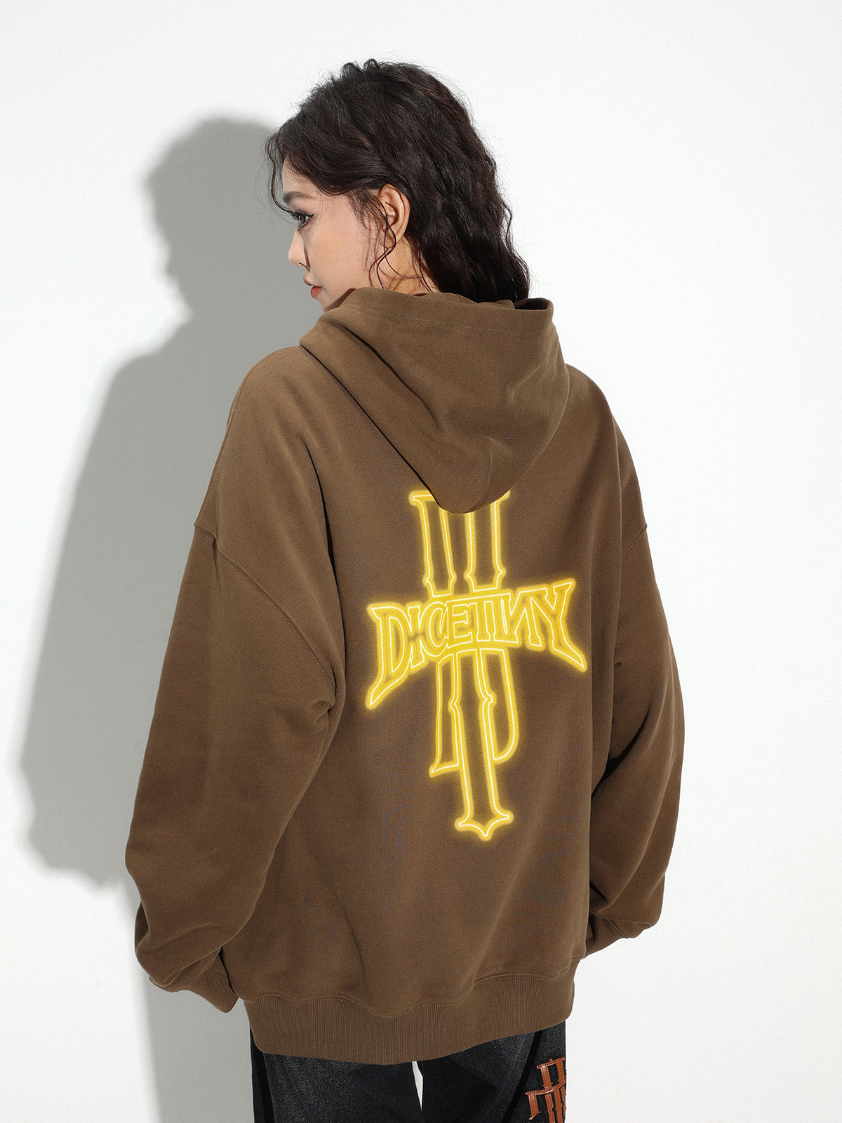 DICETINY Glowing Logo Hoodie