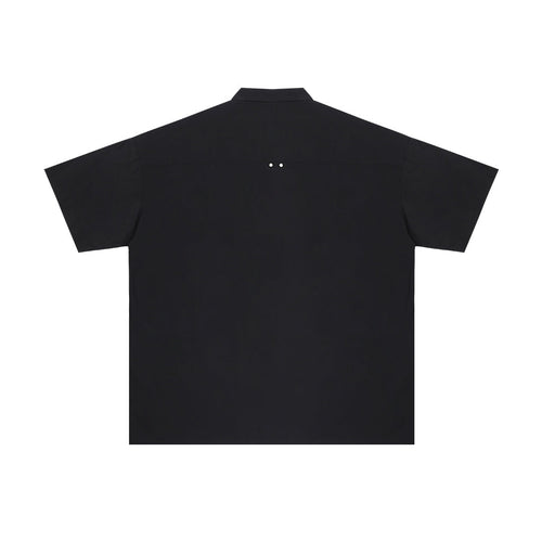 ANTIDOTE Zipper Studded Nylon Shirt
