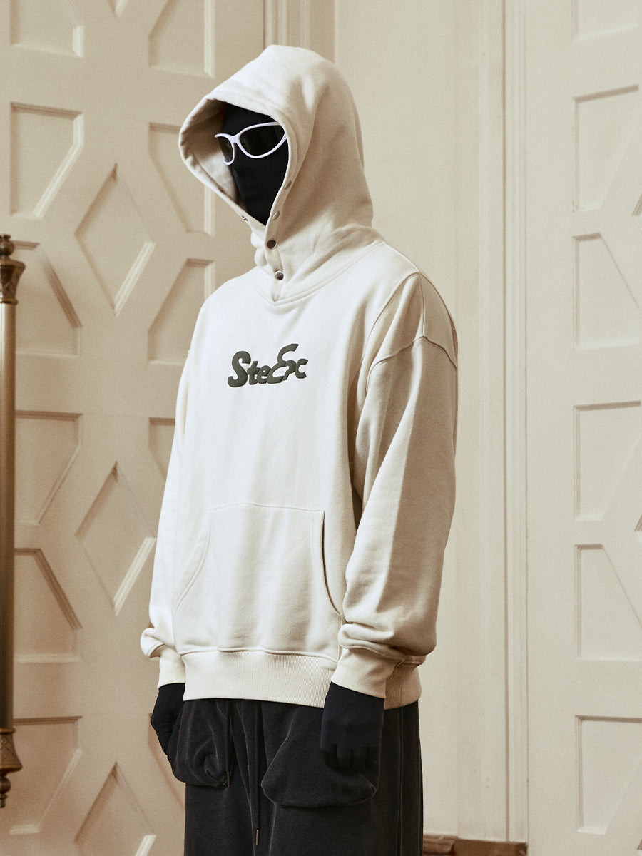STEEPC Balaclava Foam Print Hoodie