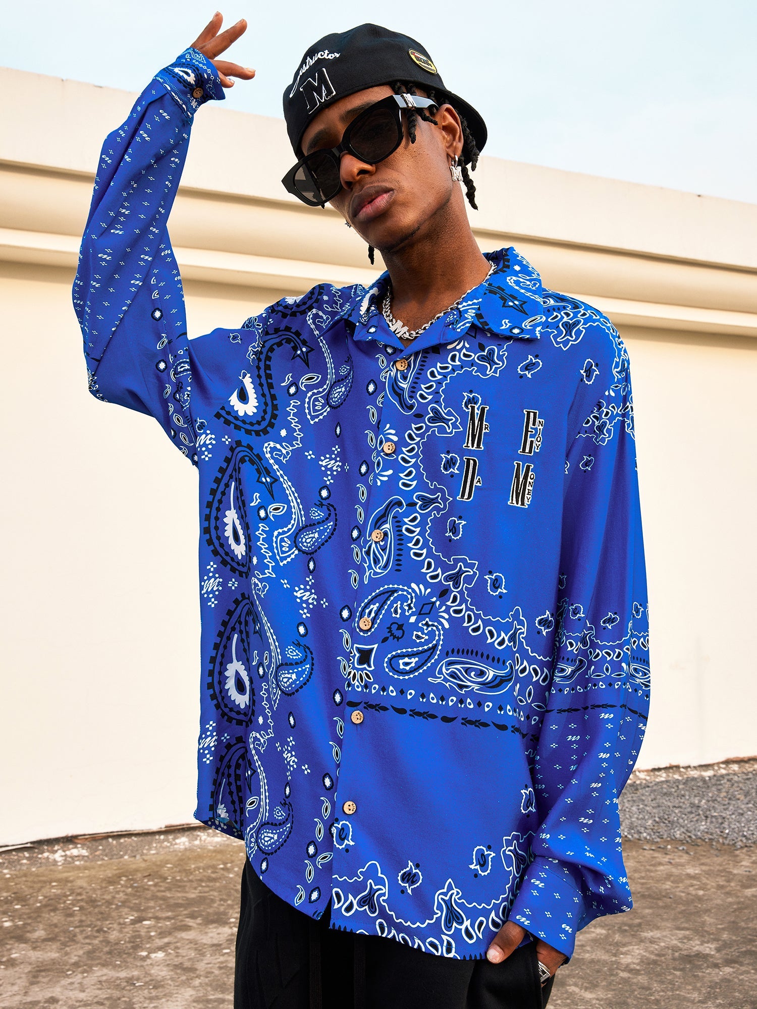 MEDM Cashew Flower Long Sleeved Shirt