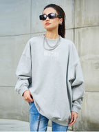 DICETINY Basic Logo Printed Sweatshirt