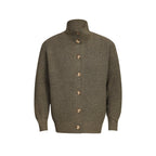 F3F Select High Neck Collar Button Knit Cardigan