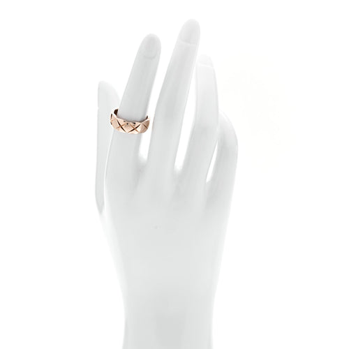 18K Beige Gold Small Coco Crush Ring 53 6.5