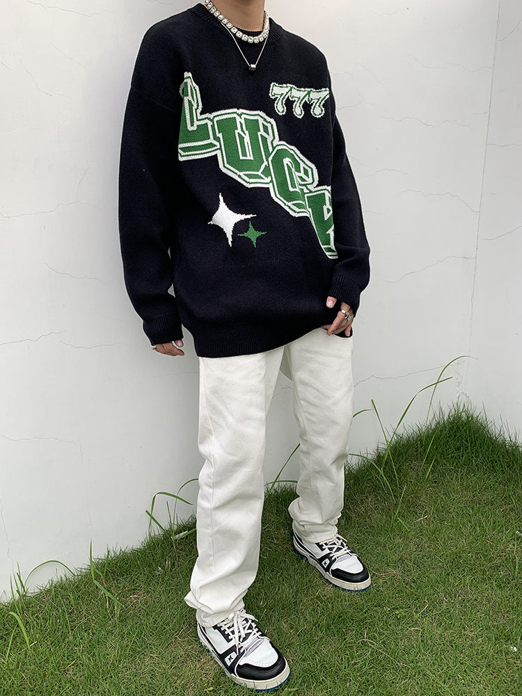 Luck 777 Knit Sweater