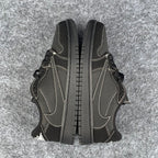 (KIDS) Travis Scott x Air Jordan 1 Low OG SP 'Black Phantom'