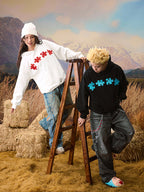 YADcrew Dragon Scale Embroidery 3D Puzzle Hoodie