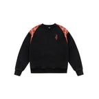 S45 Plaid Destruction Patchwork Sweatshirt