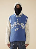 EVILKNIGHT(EK) Jacquard Logo Knit Vest