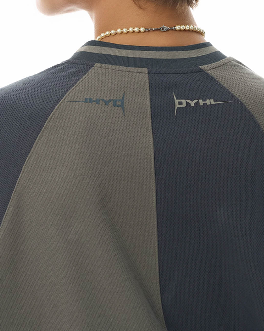JHYQ Contrast Color Stitching Long Sleeved Jersey Tee