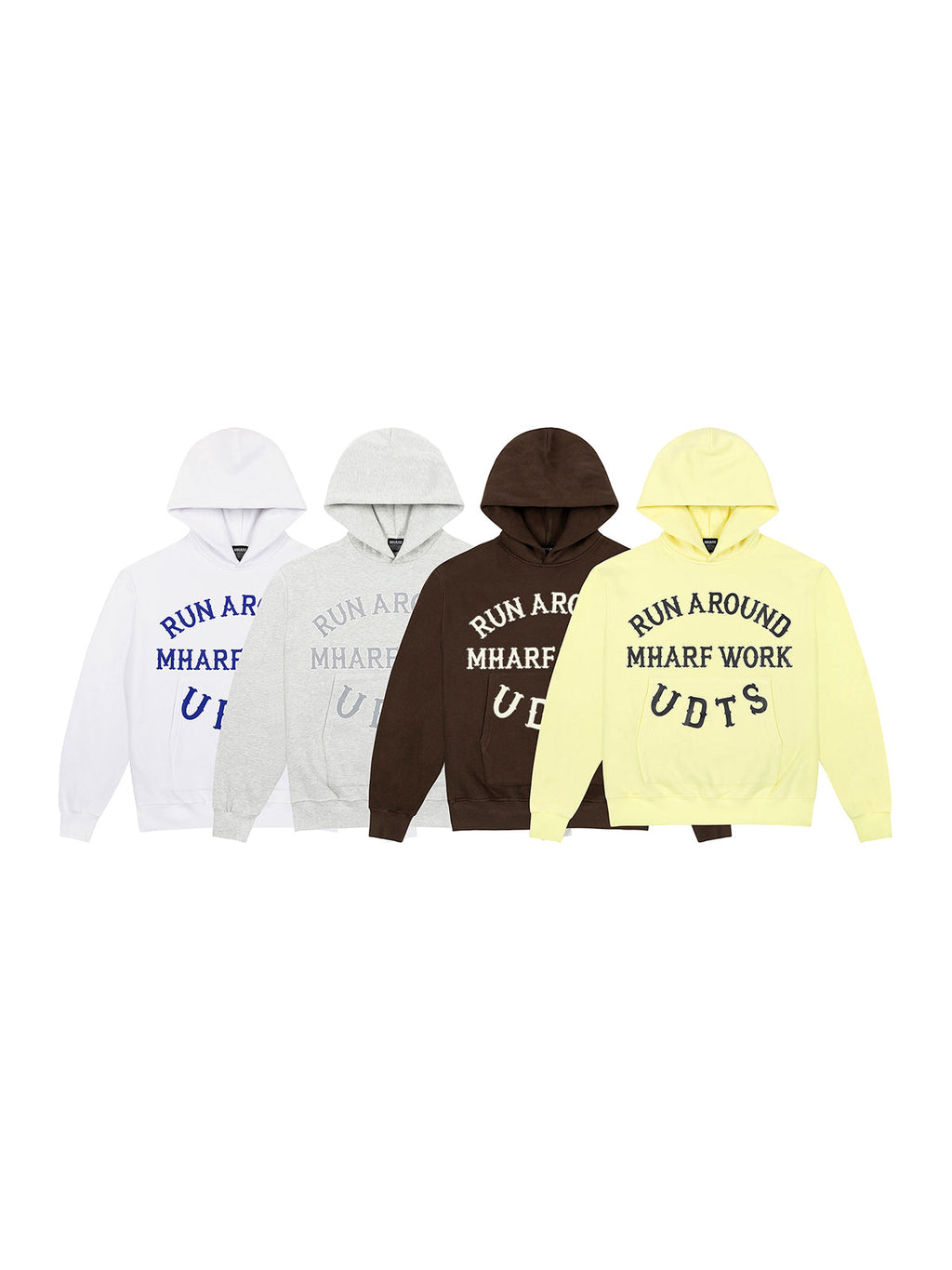 MHARF Printed Patchwork Hoodie