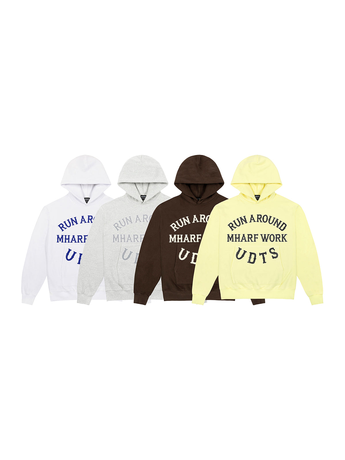 MHARF Printed Patchwork Hoodie