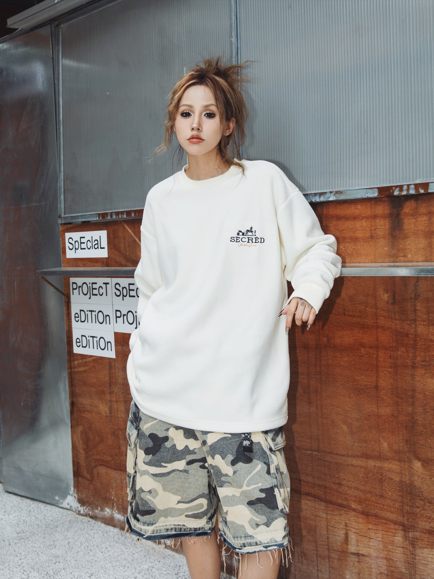 S45 Spoof Horse Fleece Sweat