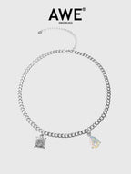 AWE Water Drop Gemstone Necklace