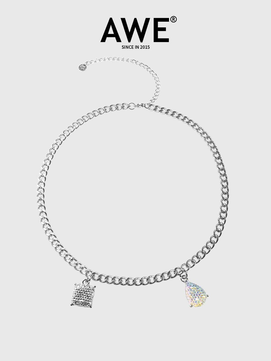 AWE Water Drop Gemstone Necklace