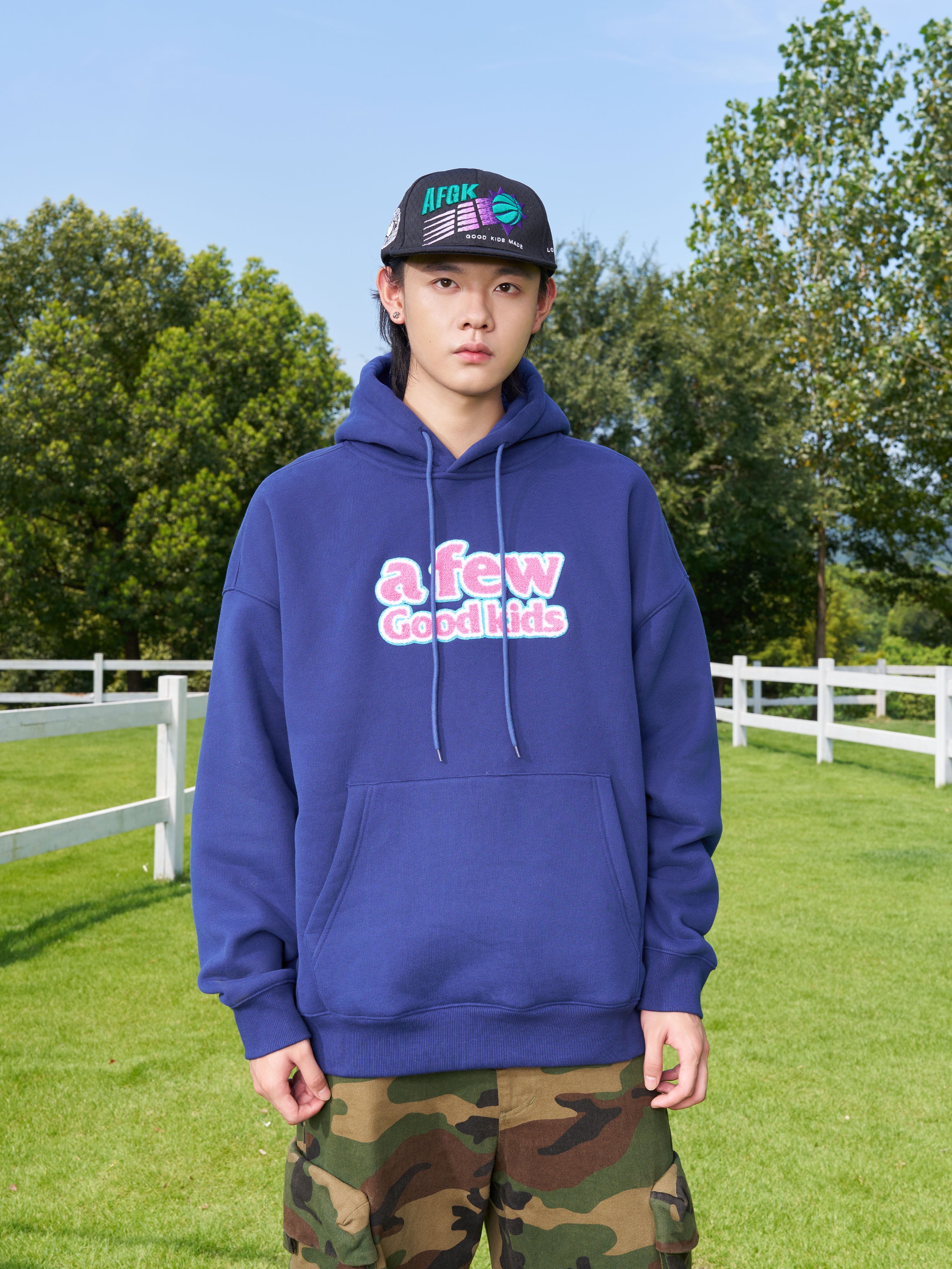 AFGK Embroidery Question Mark Hoodie