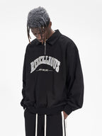 Harsh and Cruel Half Zipper POLO Sweatshirts