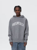UNTILWERICH Jacquard Hooded Knit Sweater