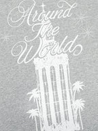 MHARF Gray House Graphic Printed Hoodie