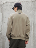F2CE Stand Up Collar Half Zipper Sweatshirt