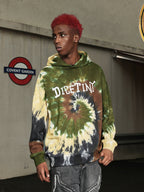DICETINY Tie Dye Swirl Bone Print Hoodie