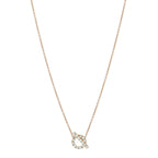 18K Rose Gold Green Sapphire Finesse Pendant Necklace