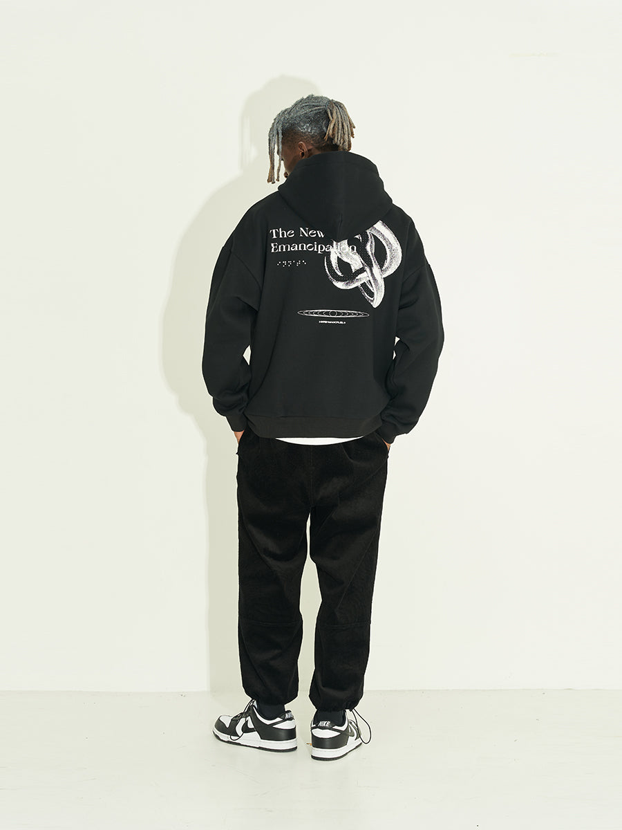 Harsh and Cruel 3D Metal Texture Printing Hoodie