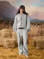 YADcrew Short Air Layer Zip Up Hoodie
