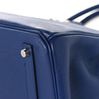 Taurillon Novillo Sea Surf and Fun Birkin 35 Bleu Saphir