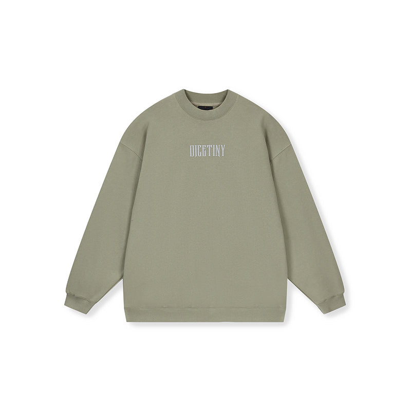 DICETINY Basic Logo Printed Sweatshirt