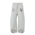 Small Town Kid Badge Printed Baggy Sweatpants