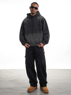 F3F Select Washed Denim Hoodie