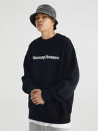 Wassup House Basic Printing Logo Sweatshirt