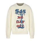 S45 Logo Printed Knit Sweater