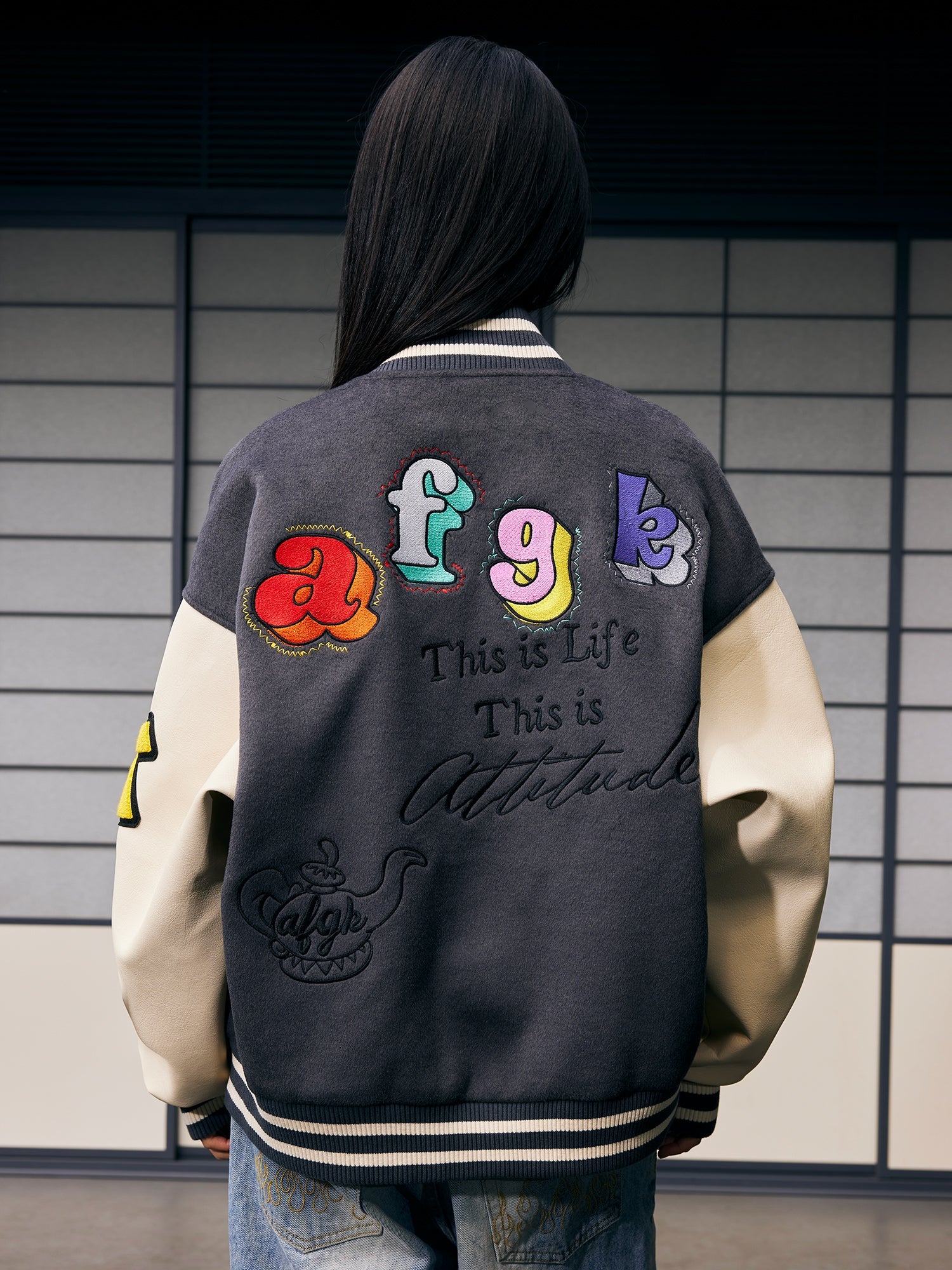 AFGK 6th Anniversary Edition Graffiti Varsity Jacket