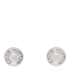 18K White Gold Clous Ear Studs Earrings