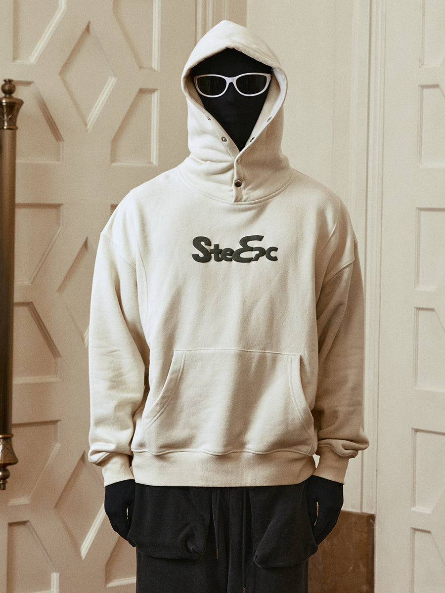STEEPC Balaclava Foam Print Hoodie