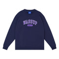 Wassup House School Logo Print Sweatshirt