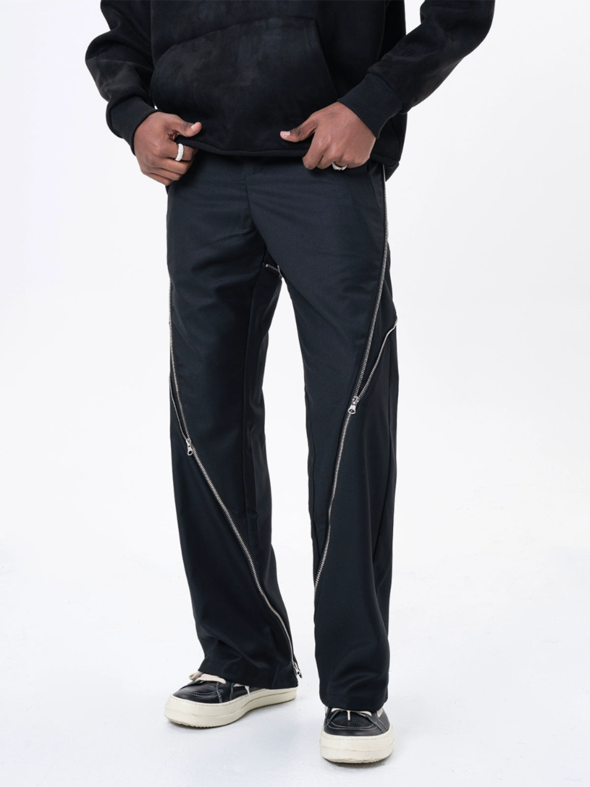 F3F Select Flow Zipper Open Design Suit Pants