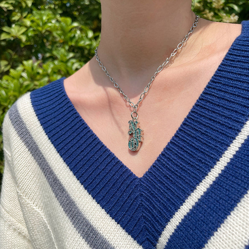NboStore Diamonds LOGO Necklace